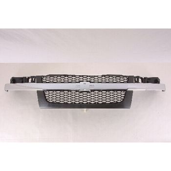 GM TRUCKS & VANS COLORADO (CHEVY) GRILLE ASSEMBLY GRAY W/CHR MOLDING (COMP. HEAD/LAMP)(EXC. XTREM OEM#12335794-PFM 2004-2012 PL# GM1200632