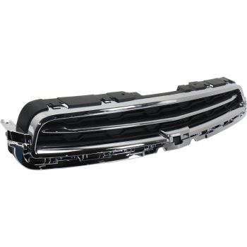 GM TRUCKS & VANS TRAX GRILLE UPPER CHROME FRAME /BLK W/CHR MOLDING INNER**CAPA** OEM#94560930 2015-2016 PL# GM1200726C