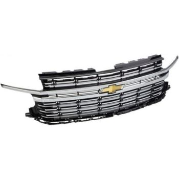 GM TRUCKS & VANS TAHOE GRILLE ASSY BLACK W/CHROME CENTER MLDG (LT) OEM#85633892 2021-2024 PL# GM1200769
