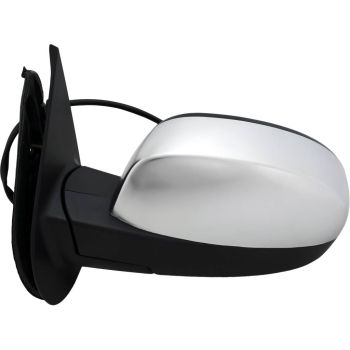GM TRUCKS & VANS SUBURBAN (CHEVY) DOOR MIRROR LEFT (Driver Side) POWER/HEATED (WO/PUDDLE LAMP)(SATIN-CHR CVR)(WO/TRAILER TOW) OEM#25776087 2007-2014 PL# GM1320340