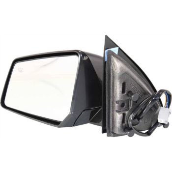 GM TRUCKS & VANS ACADIA / ACADIA LIMITED DOOR MIRROR LEFT (Driver Side) PWR/HTD/M-FOLD (WO/SIGNAL)(1st DESIGN)BLACK OEM#25894453 2007-2008 PL# GM1320363