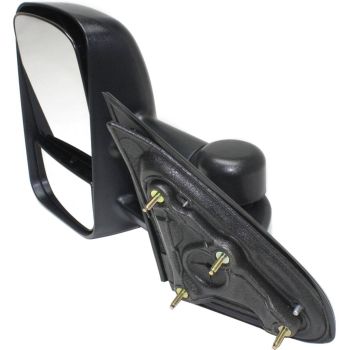 GM TRUCKS & VANS SIERRA/PU 1500 (19 OLD STYLE) DOOR MIRROR LEFT (Driver Side) MANUAL (TOW TYPE)(DUAL ARM)(BLK) OEM#22820395 2014-2019 PL# GM1320455