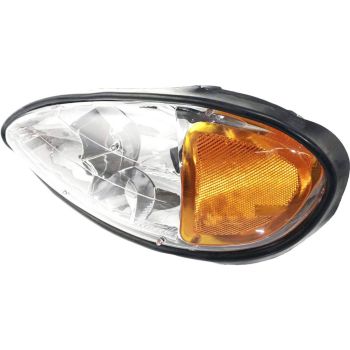 PONTIAC GRAND AM HEAD LAMP ASSEMBLY LEFT (Driver Side) **CAPA** OEM#22672207 1999-2005 PL# GM2502196C