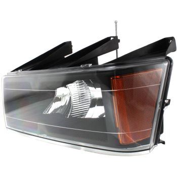 GM TRUCKS & VANS CANYON (GMC)  HEAD LAMP ASSY LEFT (Driver Side) (W/ BLACK BEZEL) **CAPA** OEM#20766569 2004-2012 PL# GM2502234C