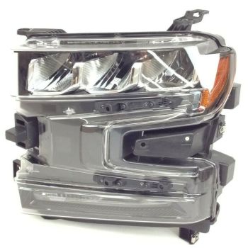GM TRUCKS & VANS SILVERADO/PU 1500 (22 OLD STYLE) HEAD LAMP ASSY LEFT (Driver Side) (LED)(WO/BLACK BEZEL) OEM#85567926 2019-2022 PL# GM2502497