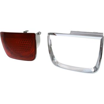 CHEVROLET CAMARO COUPE  TAIL LAMP ASSY LEFT (Driver Side) (OUTER) W/CHROME BEZEL (HALOGEN HEAD LAMP) OEM#92244320 2010-2013 PL# GM2804108