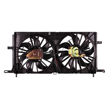 GM TRUCKS & VANS UPLANDER  RADIATOR & A/C FAN ASSY (3.5L)(WO/REAR A/C)(DUAL FAN) OEM#15290117 2005-2006 PL# GM3115196