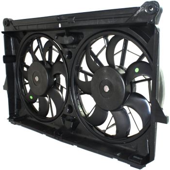 GM TRUCKS & VANS SIERRA/PU 1500 (GMC) RADIATOR & A/C FAN ASSEMBLY (V8)(DUAL FAN)(EXTRA DUTY) OEM#15780789-PFM 2007-2013 PL# GM3115210