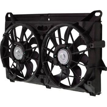 GM TRUCKS & VANS SUBURBAN  (CHEVY) RADIATOR & A/C FAN ASSY (5.3L/6.0L)(DUAL FAN) OEM#15780788-PFM 2007-2014 PL# GM3115211
