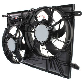 SATURN OUTLOOK RADIATOR & A/C FAN ASSEMBLY (DUAL FAN) OEM#20972760 2007-2010 PL# GM3115219