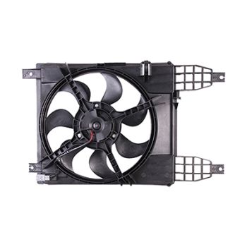 CHEVROLET AVEO SEDAN RADIATOR & A/C FAN ASSEMBLY (W/AC)(SINGLE FAN) OEM# 95950465 2009-2011 PL# GM3115225