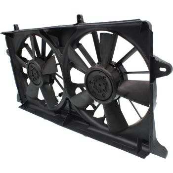 GM TRUCKS & VANS SILVERADO/PU 1500 (19 OLD STYLE) RADIATOR & A/C FAN ASSEMBLY (DUAL FAN) OEM#23123635-PFM 2014-2019 PL# GM3115291