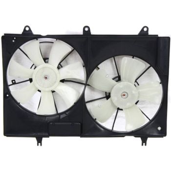 CADILLAC CTS/CTS-V RADIATOR & A/C FAN ASSY (2.8L/3.6L)(DUAL FAN) OEM# 19129907-PFM 2003-2007 PL# GM3120106