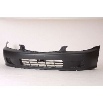 HONDA CIVIC SEDAN FRONT BUMPER COVER PRIMED **CAPA** OEM#04711S01A01ZZ 1999-2000 PL# HO1000184C