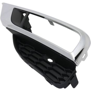 HONDA CRV FOG LAMP COVER LEFT (Driver Side) CHR/BLK (W/FOG) OEM#71108T1WA00 2015-2016 PL# HO1038124