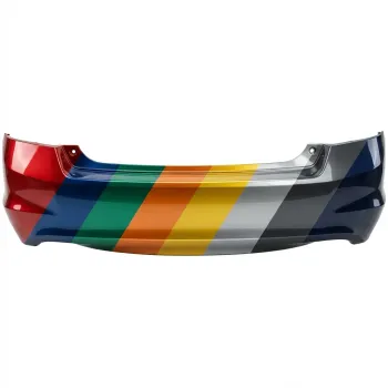 2008-2012 HONDA ACCORD SEDAN Rear Bumper W 2 Exhaust Holes 6 Cyl OEM 04715TA1A91ZZ PL# HO1100245