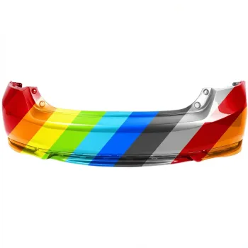 2016-2017 HONDA ACCORD SEDAN Rear Bumper Dual Exhaust WO Sensor CAPA OEM# 71501T2FA60ZZ PL# HO1100291C