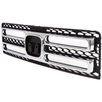 HONDA RIDGELINE GRILLE BLACK W/CHR MOLDING (W/HONEYCOMB) OEM#71100SJCA00ZA 2006-2008 PL# HO1200183