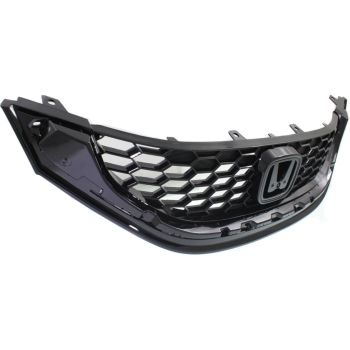 HONDA CIVIC SEDAN GRILLE PTD BLACK 1.8L EX / 2.4L Si **CAPA** OEM#71121TR3A11 2013-2015 PL# HO1200218C