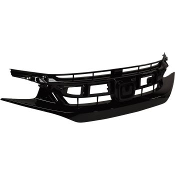 HONDA CIVIC COUPE GRILLE PTD-BLACK (SPORT) **CAPA** OEM#71121TBAA61 2019-2021 PL# HO1200242C
