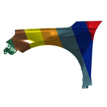 HONDA ACCORD SEDAN FENDER LEFT (Driver Side) OEM#6026030AA00ZZ 2023-2025 PL# HO1240206