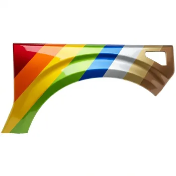 2003-2005 Honda Element Fender Cladding Assy Right Passenger Side Gray OEM# 74115SCVA10ZA PL# HO1299100