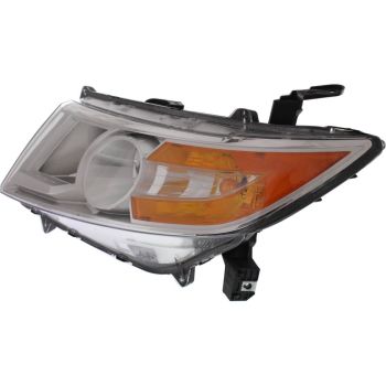 HONDA ODYSSEY HEAD LAMP UNIT LEFT (Driver Side) ( HID ) WO/HID BULB/IGNITOR/CONTROLLER OEM#33151TK8A11 2011-2013 PL# HO2502143