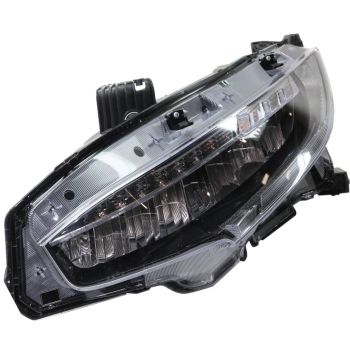 HONDA CIVIC COUPE  HEAD LAMP ASSY LEFT (Driver Side) (LED)(TOURING 16-18)(Si 17-19) OEM#33150TBAA11 2016-2019 PL# HO2502176