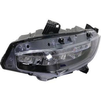 HONDA CIVIC SEDAN HEAD LAMP ASSEMBLY LEFT (Driver Side) (LED)**CAPA** OEM# 33150TBAA11 2016-2019 PL# HO2502176C