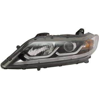 HONDA ACCORD COUPE HEAD LAMP ASSEMBLY LEFT (Driver Side) (HALOGEN)(LX-S)**CAPA** OEM# 33150T3LA21 2016-2017 PL# HO2502179C