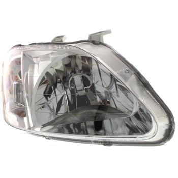 HONDA CIVIC SEDAN HEAD LAMP RIGHT (Passenger Side) OEM# 33101S01A02 1999-2000 PL# HO2503113