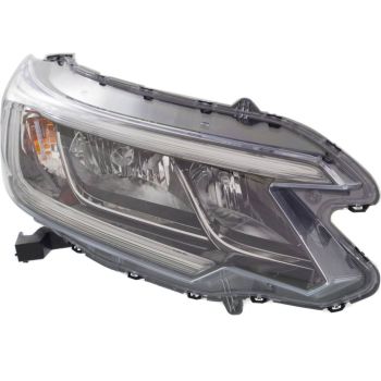 HONDA CRV HEAD LAMP ASSEMBLY RIGHT (Passenger Side) (LX) (WO/LED DRL) **CAPA** OEM# 33100T1WA11 2015-2016 PL# HO2503162C