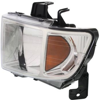 HONDA RIDGELINE HEAD LAMP UNIT LEFT (Driver Side)(CHR BEZEL)(EXC SPORT) **CAPA** OEM# 33151SJCA11 2009-2014 PL# HO2518128C