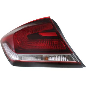 HONDA CIVIC SEDAN TAIL LAMP ASSEMBLY LEFT (Driver Side)**CAPA** OEM#33550TR0A51 2013-2015 PL# HO2804102C
