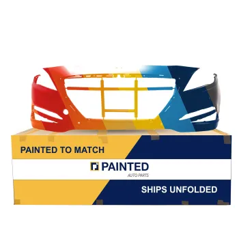 GENESIS G80 FRONT BUMPER COVER PRIMED (WO/WASHER)(W /SENSOR) **CAPA** OEM#86540B1400 2017 PL# HY1000209C