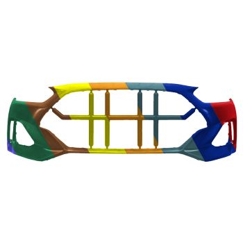 HYUNDAI VELOSTER FRONT BUMPER COVER PRM OEM#86511J3000 2019-2021 PL# HY1000234