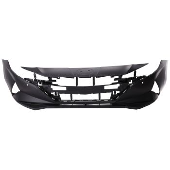 HYUNDAI ELANTRA SEDAN HYBRID FRONT BUMPER COVER PRIMED (W/SENSOR)(LIMTED)(WO/DARK-CHROME MLDG)**CAPA** OEM#86511AA010 2021-2023 PL# HY1000254C