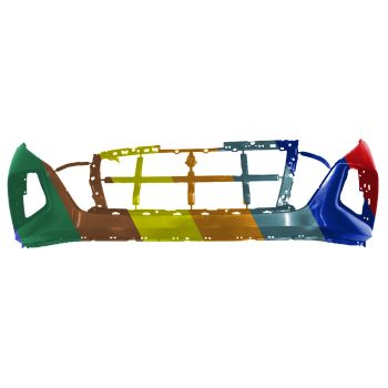 HYUNDAI TUCSON FRONT BUMPER COVER PRIMED (WO/SENSOR)(SE/SEL)(USA BUILT) **CAPA** OEM#86511CW000 2022-2024 PL# HY1014106C