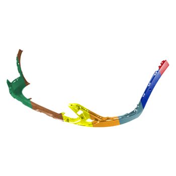 HYUNDAI SANTA FE HYBRID/HYBRID PLUG-IN FRONT BUMPER COVER LOWER TXT-BLACK (W/SENSOR)(LIMITED) **CAPA** OEM#86550S2550 2023 PL# HY1015123C