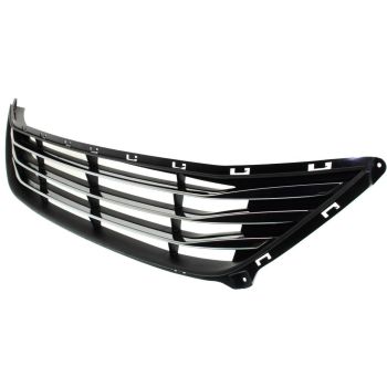 HYUNDAI ELANTRA SEDAN  FRONT BUMPER GRILLE BLACK W/BLACK BAR W/LWR DARK-CHROME OUTER LDG (USA) OEM#865603Y700 2014-2016 PL# HY1036140