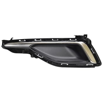 HYUNDAI SONATA  FOG LAMP COVER LEFT (Driver Side) CHROME/BLACK (STD BMP)(WO/DRL) OEM#86521C1000SCR 2015-2017 PL# HY1038159