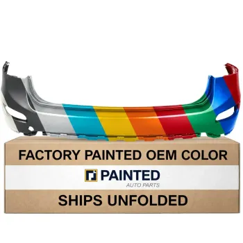 2010-2012 HYUNDAI SANTA FE Rear Bumper OEM# 866110W700 CAPA PL# HY1100174C