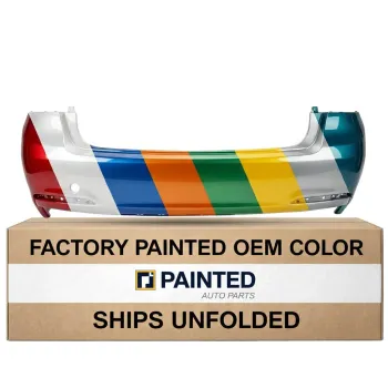 2015-2016 HYUNDAI GENESIS SEDAN Rear Bumper Without Sensor 3.8/5.0L CAPA OEM 86611B1000 PL# HY1100203C