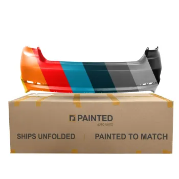 HYUNDAI SONATA REAR BUMPER COVER PRIMED (WO/SENSOR) OEM#86611C2000 2015-2017 PL# HY1100205