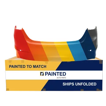 2017-2018 HYUNDAI ELANTRA SEDAN Rear Bumper with Lower Valance OEM# 86611F2000-PFM PL# HY1100223