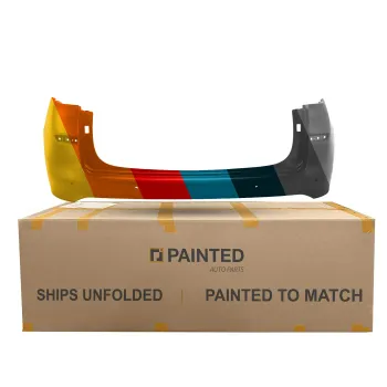 HYUNDAI TUCSON  REAR BUMPER UPPER COVER PRIMED (W/ SENSOR) **CAPA** OEM#86640D3500 2019-2021 PL# HY1100238C