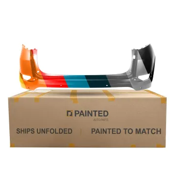 HYUNDAI TUCSON REAR BUMPER UPPER COVER PRIMED (W/ SENSOR) **CAPA** OEM#86640D3000 2016-2018 PL# HY1114104C