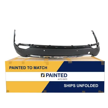 2013-2016 HYUNDAI SANTA FE SPORT Rear Bumper Lower Text Black w Sensor wo Blind Detect CAPA OEM# 866504Z000 PL# HY1115103C