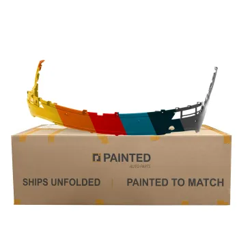 HYUNDAI SANTA FE /SANTA FE XL (3.3L) REAR BUMPER COVER LOWER TEXT BLACK (W/ SENSOR)(W/BLIND SPOT DETECT) OEM#86650B8200 2013-2016 PL# HY1115109