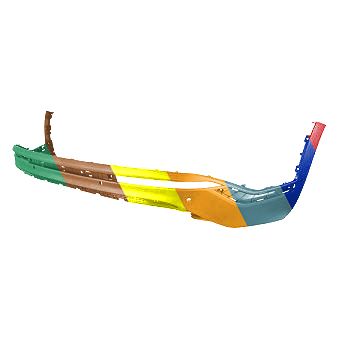 HYUNDAI SANTA FE HYBRID/HYBRID PLUG-IN REAR BUMPER COVER LOWER TEXTURE (W/6 PK SENSOR)(LIMITED) **CAPA** OEM#86650S2550 2023 PL# HY1115128C